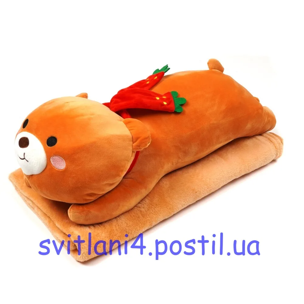 Ведмедик з шарфиком Рудий